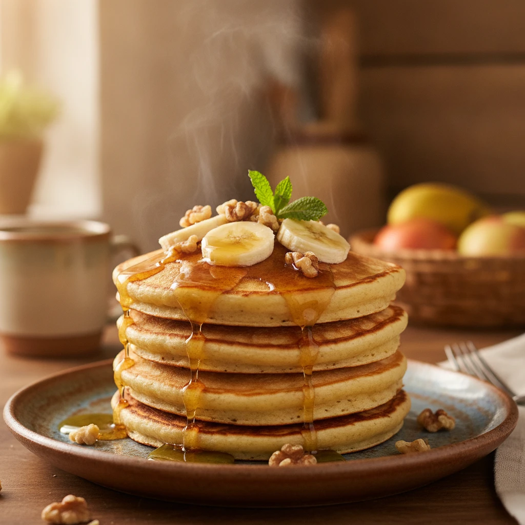 Die besten bananen pancakes für dein Frühstück