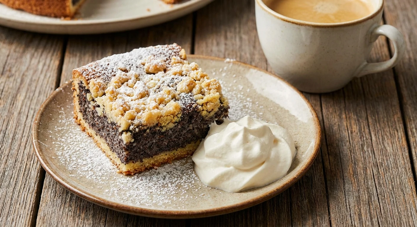 Perfekter Mohnkuchen backen