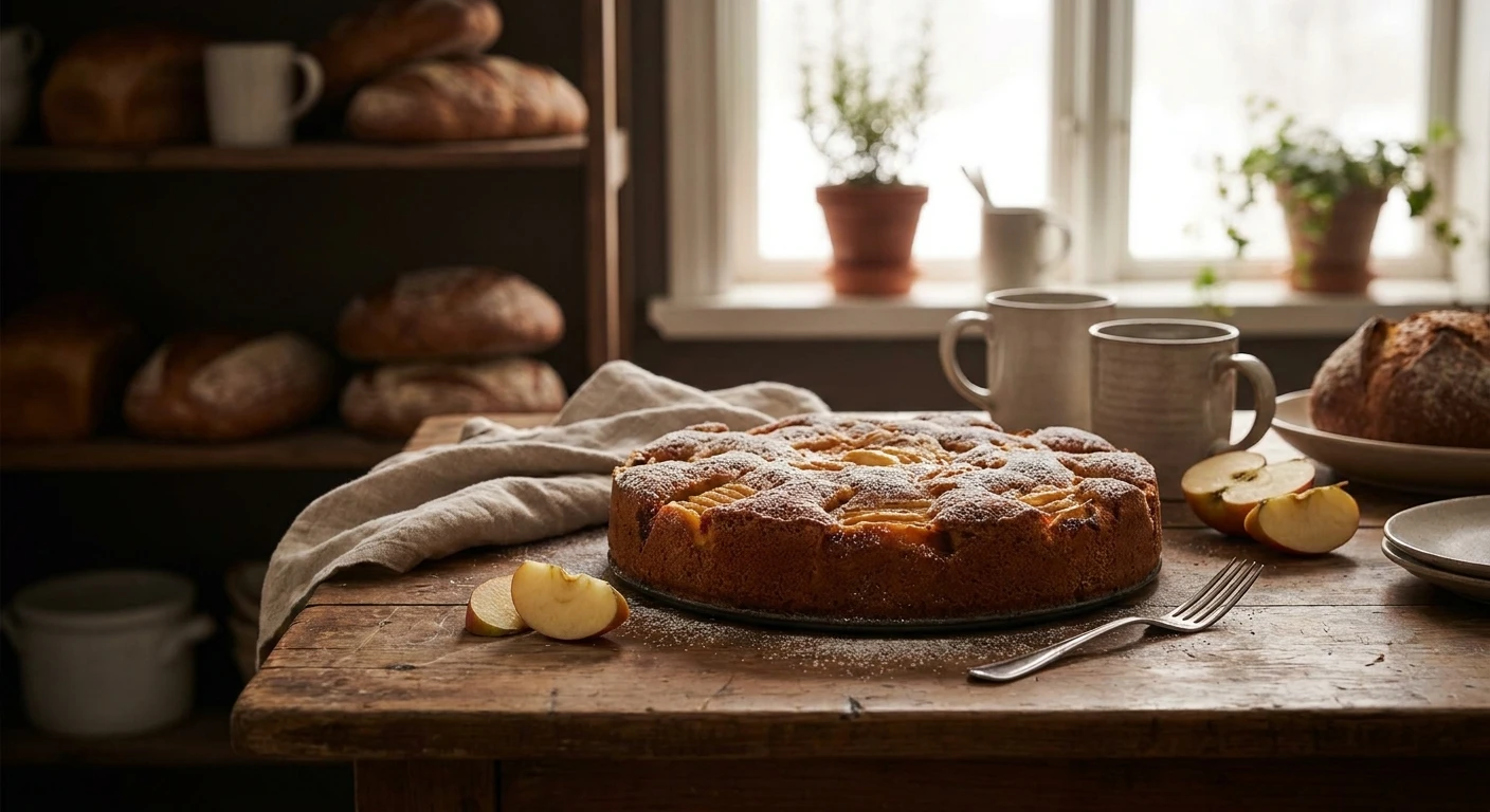 Perfekte schwedische apfeltorte backen