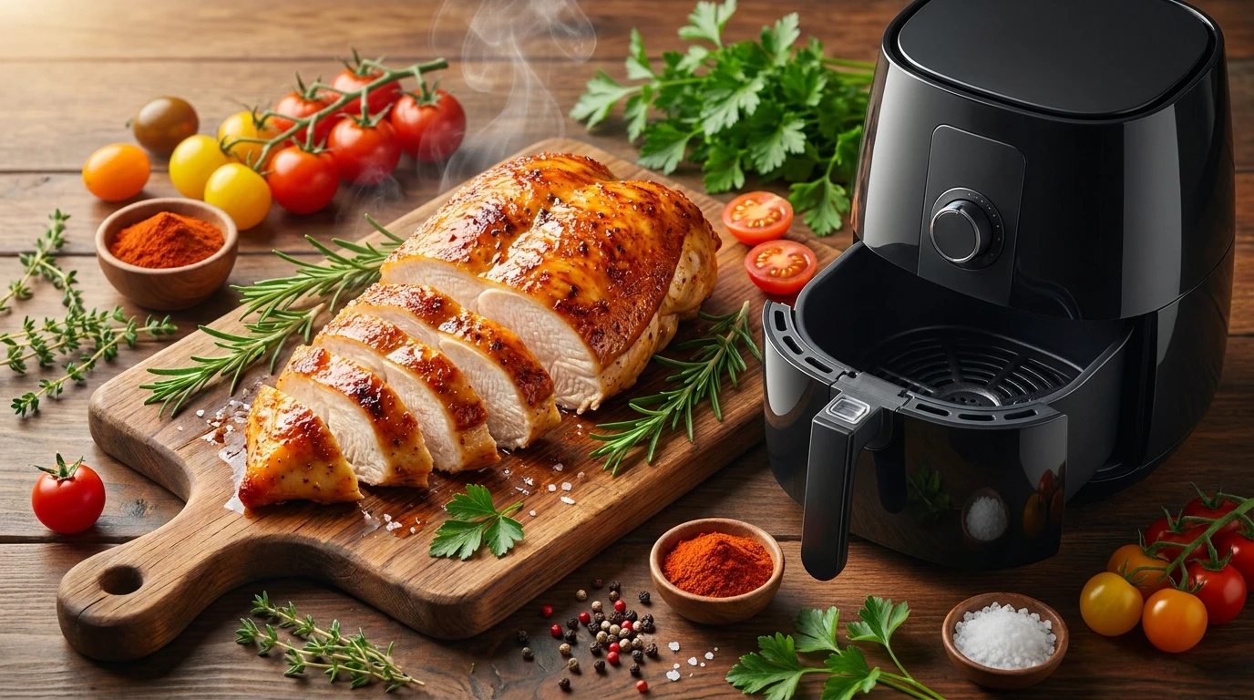 Saftige hähnchenbrust im airfryer: So geht’s