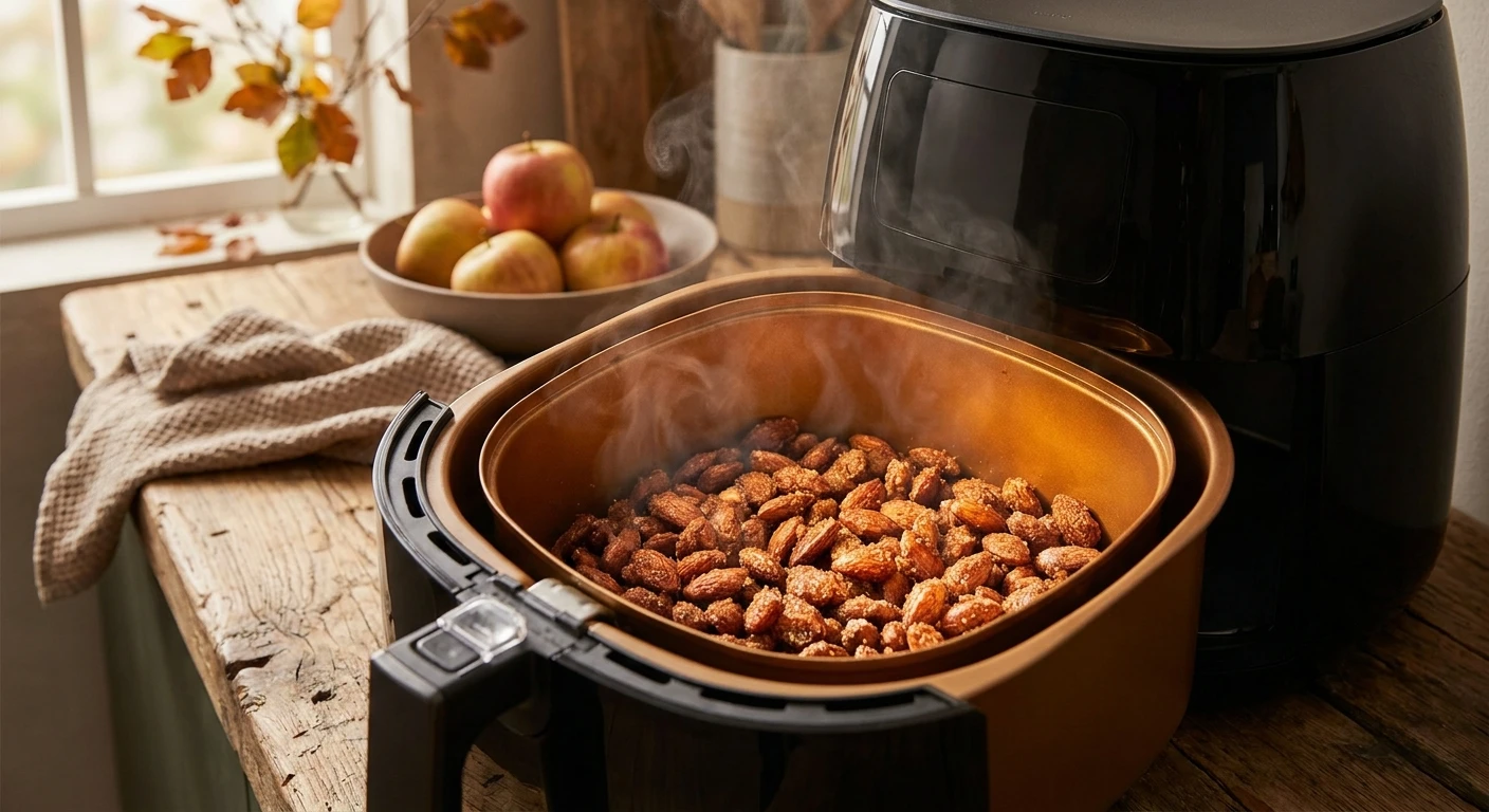 Perfekte gebrannte mandeln airfryer selber machen