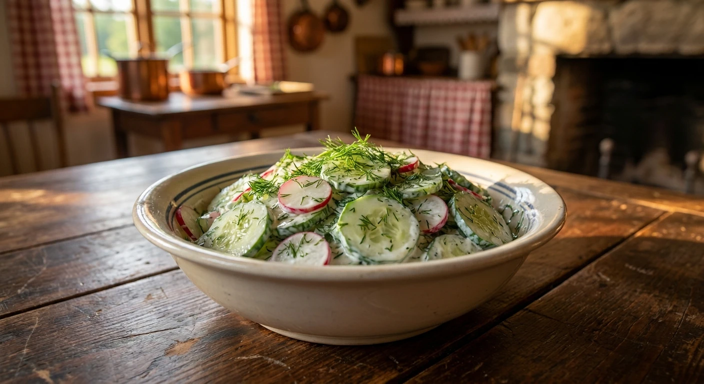 Gurkensalat wie bei Oma: Das traditionelle Rezept